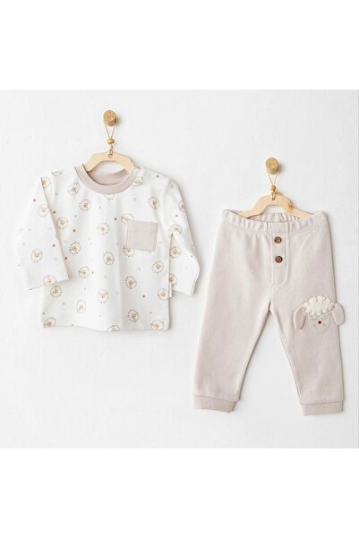 Budi Andywawa ac26155 tinny s sheeps 2-piece set beige