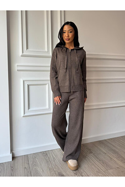 CC STORE CARISSA long two-piece set, zip-up hoodie and loose pants