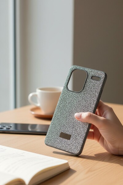 batuteknoloji Xiaomi Redmi Note 13 Pro Plus 5G İç Yüzeyi Kadife Kırçıllı Taşl...