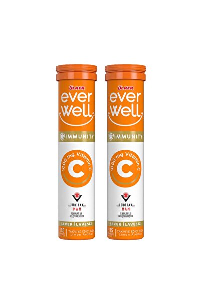 Ülker Everwell C Vitamin Aserola Efervesan Tablet 67.5 G x 2 Adet