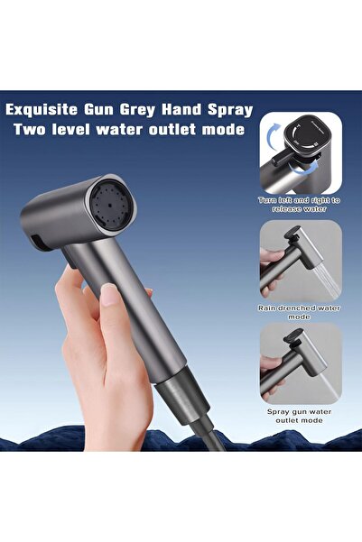 genernic Necomi Stainless Steel Handheld Bidet Sprayer with Adjustable Water Pressure