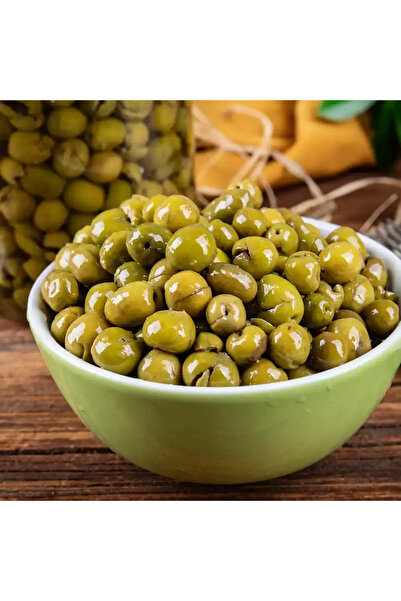 Bahçem Antep Usulü Çekirdeksiz Barak Yeşil Zeytin 4500 cc Bidon