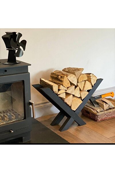 EMA METAL AHŞAPP ŞÖMİNE YANI ODUNLUK