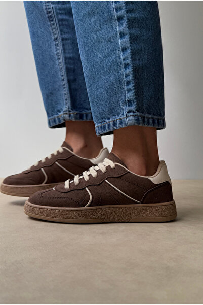 Mupa Shoes Women's Sneakers Brown Suede