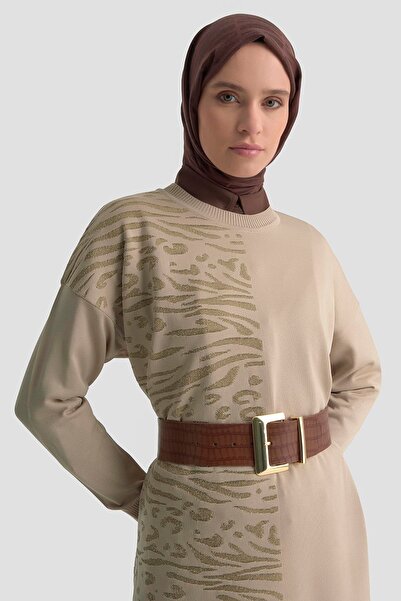 Armine TREND ΤΡΙΚΟ ΤΟΥΝΙΚ ΜΕ ΣΧΕΔΙΟ ΖΕΒΡΑ ΣΚΟΥΡΟ ΠΕΤΡΑ 25YTD4116