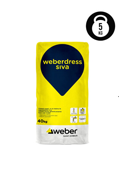 WEBER Dress Sıva - 5 kg (Hazır Sıva)