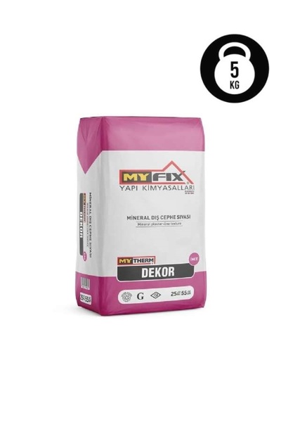 Myfix Dekoratif Mineral Dış Cephe Sıvası - 5 kg (İnce 1,5 mm)