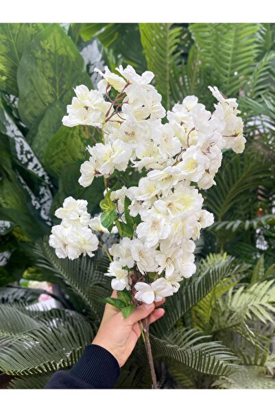 KOZALILAR 85 cmİçi Tohumlu Dekoratif Gerçek Görünümlü Yapay Yasemin Çiçeği