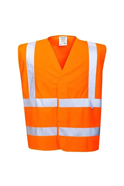 PORTWEST HiVis Flame Retardant Protective Vest, FR75, Orange 4XL