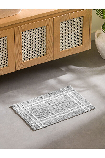 LC Waikiki Rmz Gi̇yi̇m Farkiyla Line Embroidered Bath Mat 40X60 cm