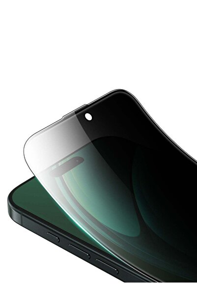 Green Lion واقي شاشة iPhone 16 من Diego Pet Privacy Full المنحني الزجاجي - حافة سوداء/خصوصية