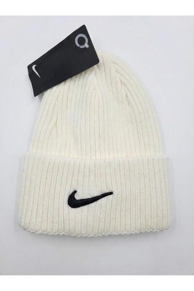 Nike Striped wool blend hat, Unisex, One Size, White