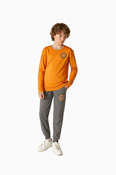 Elsima طقم بيجامة رجالي شتوي من نوع إنترلوك