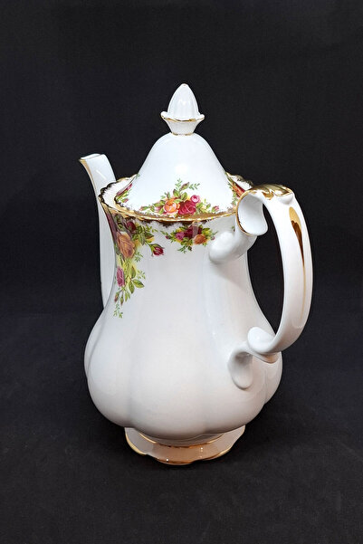 Royal Albert Old Country Roses Bone China Large Size Porcelain Teapot Antique Pot 1.7 L