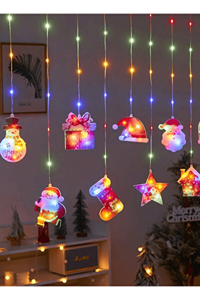 Fatio أضواء LED لنوافذ عيد الميلاد للحفلات وديكورات عيد الميلاد بطول 3 أمتار