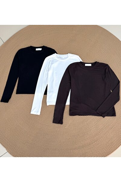 MİHRA STORE Kadın Parmak Geçirmeli 3'lü Badi-CI4149 SYH-KHV-BYZ