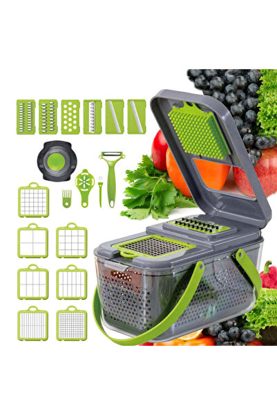HOZRO Multifunctional Grater, 22-Piece Kitchen Set