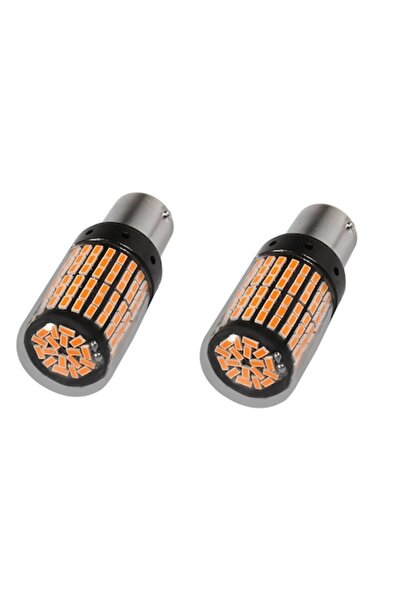 RADUS Set de 2 LED-uri de semnalizare cu soclu CAN-BUS PY21W BAU15S pentru Vo...