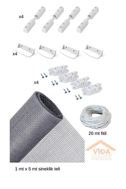 Std VİDA HANE SİNEKLİK TAMİR TAKIMI FULL SET MONTAJ VİDALAR DAHİL