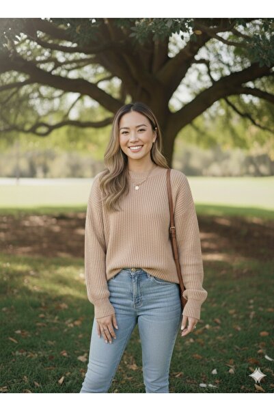 BUWOM سترة نسائية محبوكة من التريكو BTK