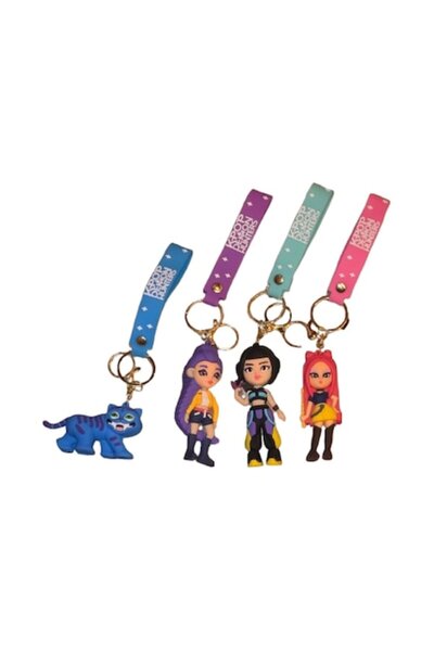 victiny keychain figurine, set of 1 toy, size 4x8 cm, for girls