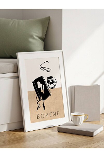 fuart.co Bohem Okur Art Bohem Dijital Baskı Poster (Çerçevesiz)