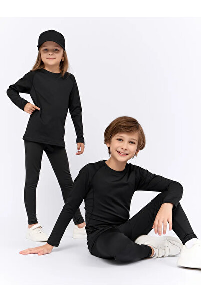 SEBURAM Παιδικό βαμβακερό εύκαμπτο χειμερινό σετ εσωρούχων, θερμικό σετ κάτω ...