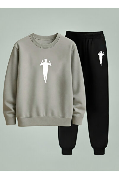 LORVEX Swea tricou - Set Trening Copii Decolteu Rotund MÂNĂRILE SUS Imprimat ...