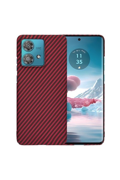 Techsuit Husă compatibilă cu Motorola Edge 40 Neo, aspect elegant, W2539, Lex...
