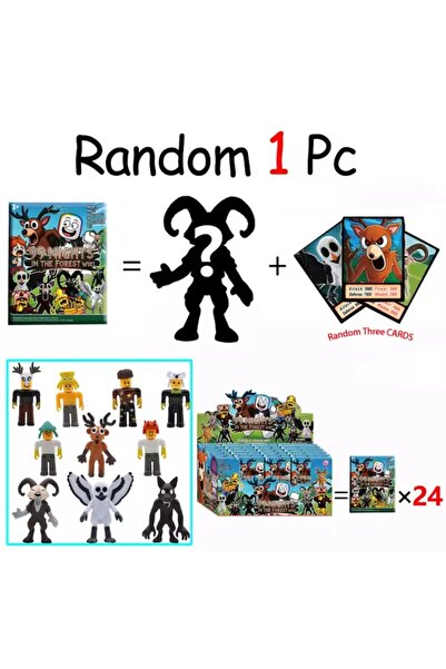 victiny set of 6 blind-bag figurines - 99 Nights in the Forest