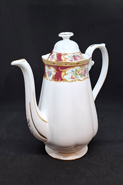 Royal Albert Lady Hamilton Bone China Large Size Porcelain Teapot Antique Pot 1.5 L
