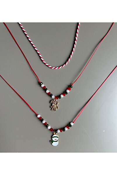 UMA Kids New Year's Themed Charm Beaded Design Bracelet Set - 2 Pieces