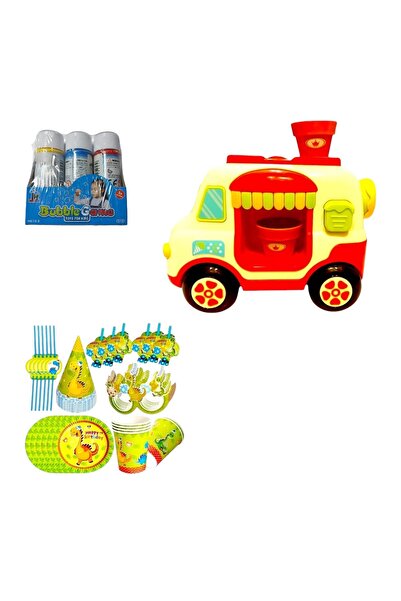 OEM Jucarie baie copii,camion cu inghetata,face spuma,12 luni+ Set petrecere,...