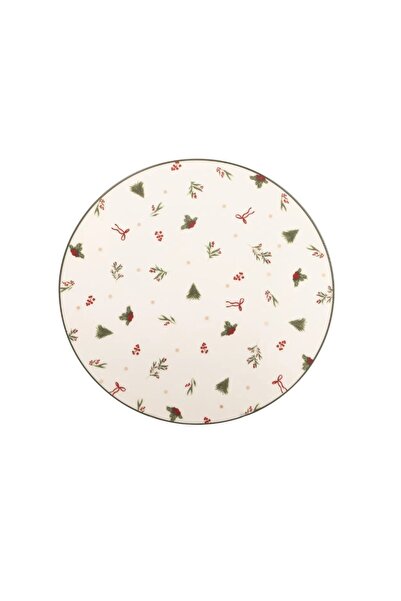 Porland Ruby Ribbonia Flat Plate 27cm