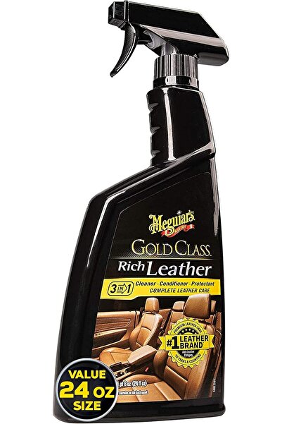 Meguiars Meguiar's G10924SP Gold Class Rich Leather Cleaner and Conditioning ...