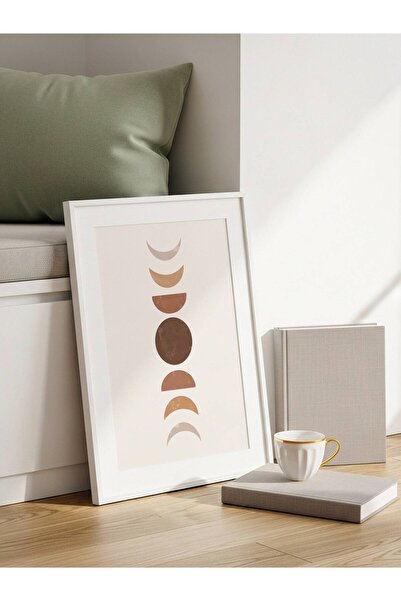 fuart.co Ayın Evreleri Bohem Poster, Bohem Tablo, Duvar Posteri, Çerçevesiz P...