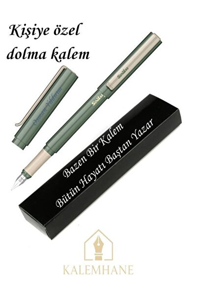 kalemhane Kişiye Özel Scrikss Dolma Kalem Özel Kutulu (yeşil) Ömür Boyu Garan...