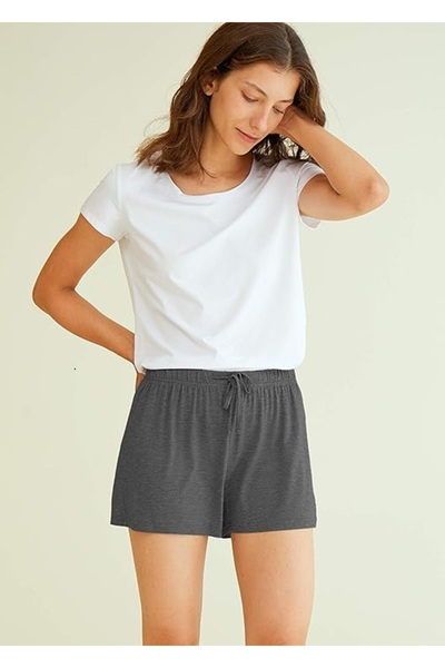 SB SizinBazar Women's Cotton Soft Textured Shorts Sports Pajamas