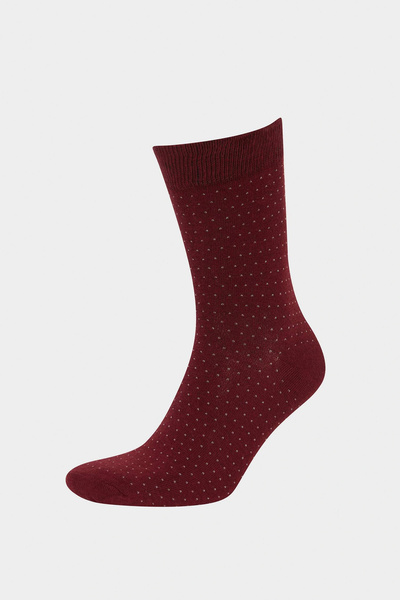 DeFacto F5301Axkr1 Multi-Colored Men's 5-Piece Cotton Long Socks