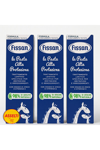 Fissan ASSELTI® Origin Italy – 3 x Alta Protezione 100 ml, crema calmanta pen...