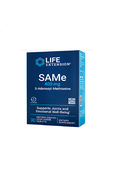 Life Extension SAMe 400mg S-Adenosil-Metionină 30 comprimate -