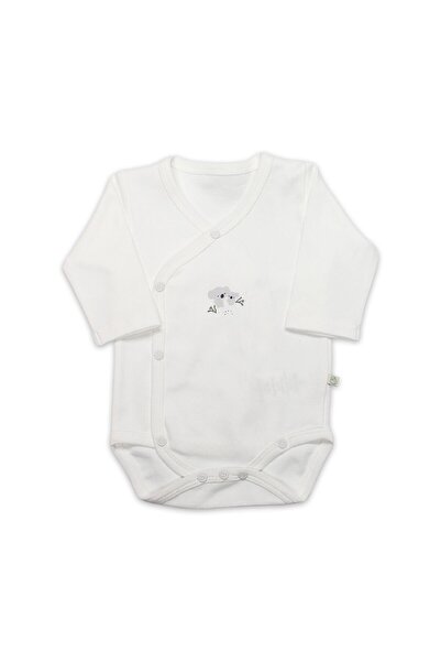 Budi Bistyle Double Breasted Bodysuit Long Sleeve Little Koala 17113 Gray