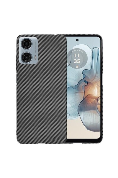 Velo Husă compatibilă cu Motorola Moto G24 Power, - Negru intens