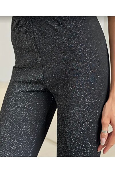 Moda Nova TR Kadınlar İçin Parlak Simli Diz Üstü Çoraplar