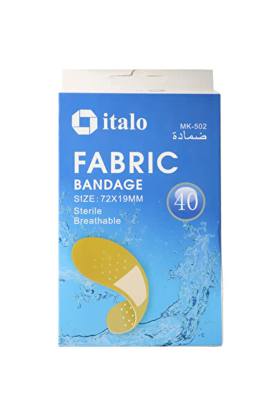 Italo Fabric Bandage Sterile Breathable Bandage- 40pcs