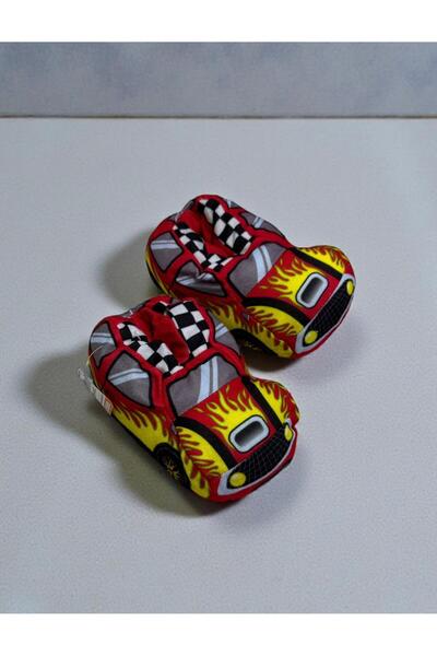AkınalBella papuci de casă din pluș pentru băieți, cu figurină de mașină (cum...
