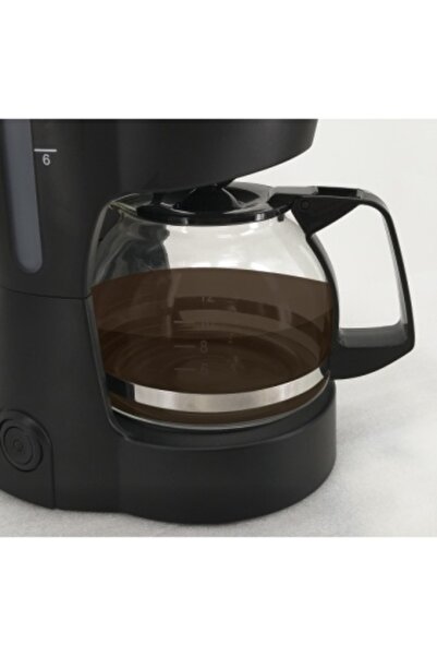 Floria ZLN-7887 Drip Coffee Maker — 600 W, 0.6 L, Warming Plate, Anti-Drip, Black