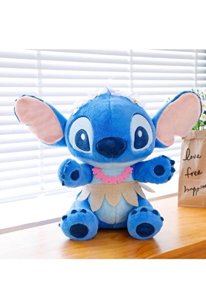 Generic دمية ملاك ليلو وستيتش المحشوة - لعبة ناعمة وردية لطيفة بطول 60 سم