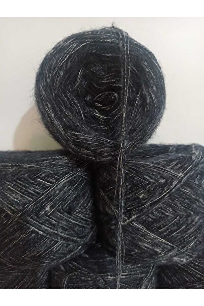 İPEK YÜN İPLİK DÜNYASI Angora Knitting Yarn 4 Ply (Navy Blue, Black, White Grey) Mix 100Gr