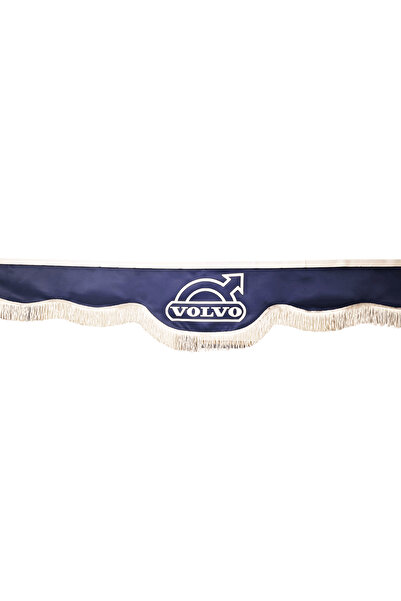 Volvo blue sun visor curtain